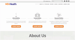 Desktop Screenshot of mdxhealth.com